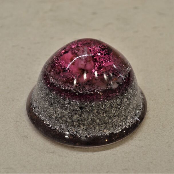 Spherical cone orgonite pink