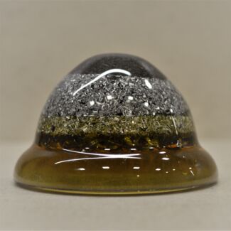 Spherical cone orgonite yellow