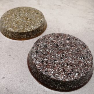 5cm diameter orgonite coasters